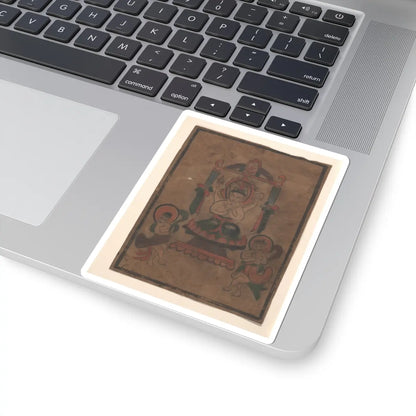 Unidentified artist - Eight Buddhist Paintings - unknown v3 - STICKER Vinyl Kiss-Cut Decal