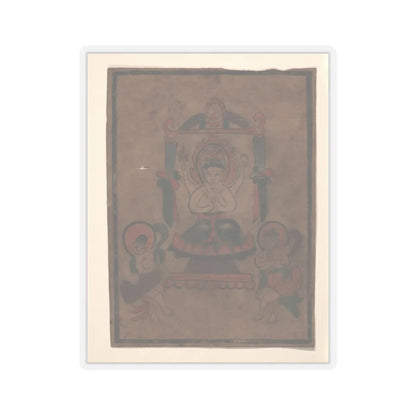 Unidentified artist - Eight Buddhist Paintings - unknown v3 - STICKER Vinyl Kiss-Cut Decal