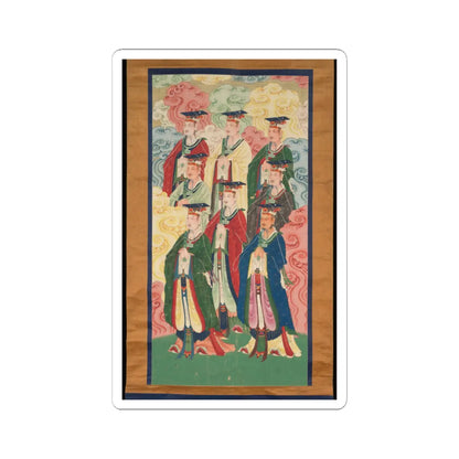 Unidentified artist - Eight Heavenly Emperors - unknown v1 - STICKER Vinyl Kiss-Cut Decal