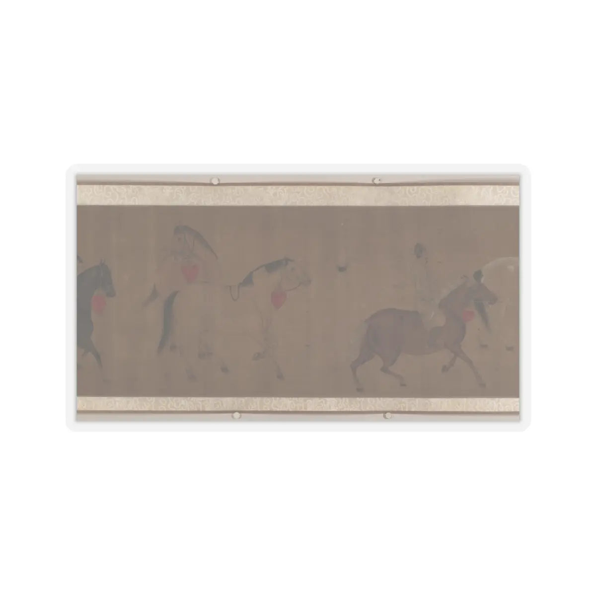 Unidentified artist - Eight Horses - unknown v8 - STICKER Vinyl Kiss-Cut Decal