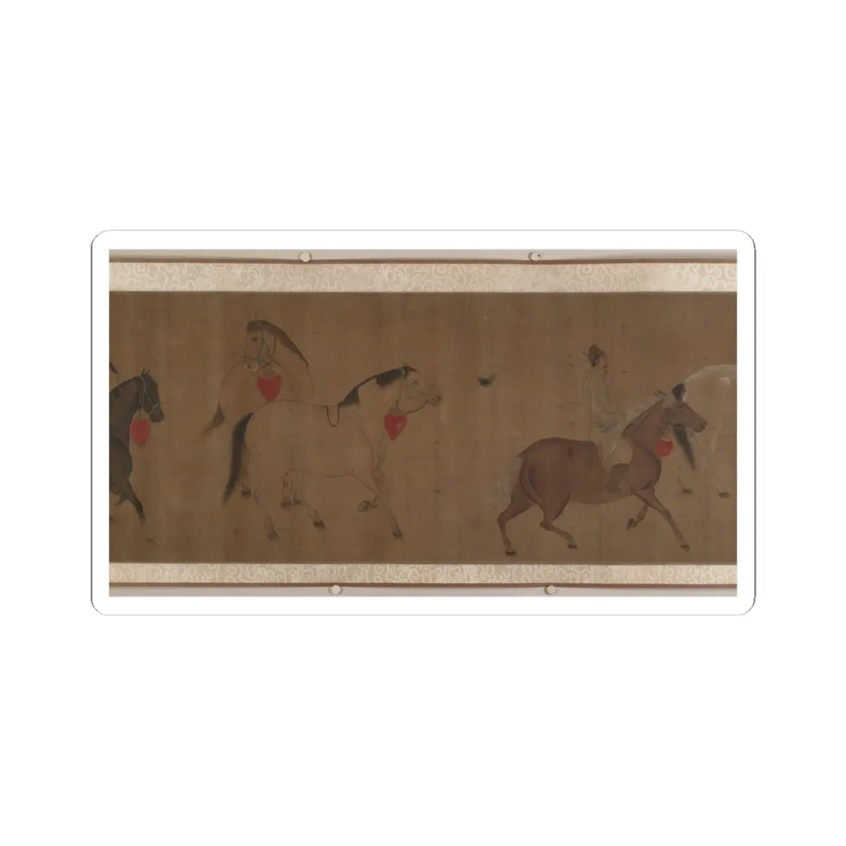 Unidentified artist - Eight Horses - unknown v8 - STICKER Vinyl Kiss-Cut Decal