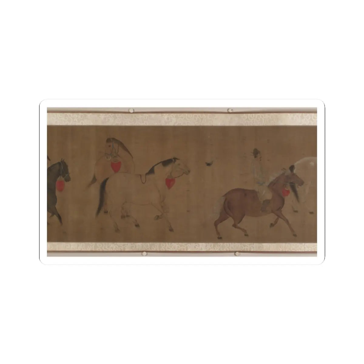 Unidentified artist - Eight Horses - unknown v8 - STICKER Vinyl Kiss-Cut Decal