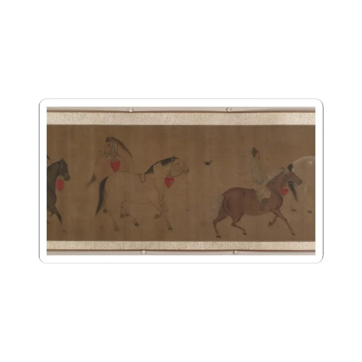 Unidentified artist - Eight Horses - unknown v8 - STICKER Vinyl Kiss-Cut Decal