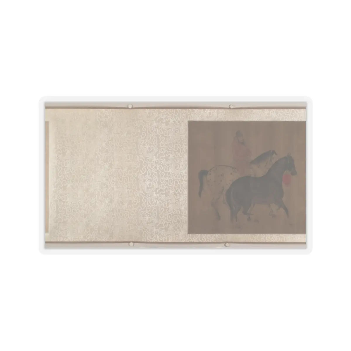 Unidentified artist - Eight Horses - unknown v9 - STICKER Vinyl Kiss-Cut Decal