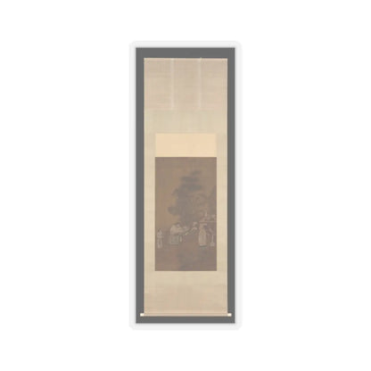 Unidentified artist - Elegant gathering in a garden - 15th–16th century v2 - STICKER Vinyl Kiss-Cut Decal