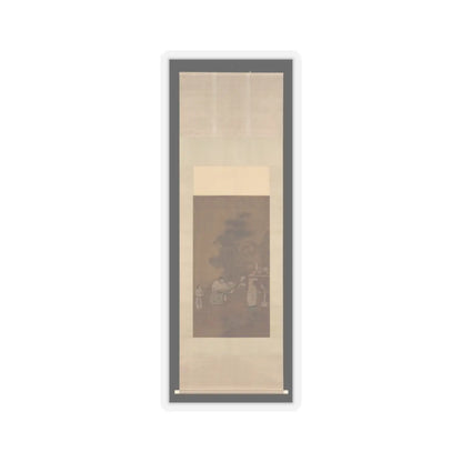 Unidentified artist - Elegant gathering in a garden - 15th–16th century v2 - STICKER Vinyl Kiss-Cut Decal
