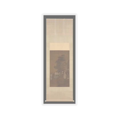 Unidentified artist - Elegant gathering in a garden - 15th–16th century v2 - STICKER Vinyl Kiss-Cut Decal