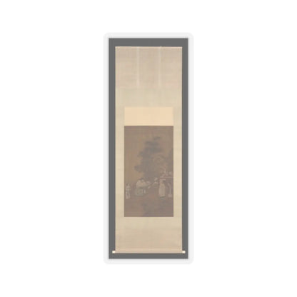 Unidentified artist - Elegant gathering in a garden - 15th–16th century v2 - STICKER Vinyl Kiss-Cut Decal