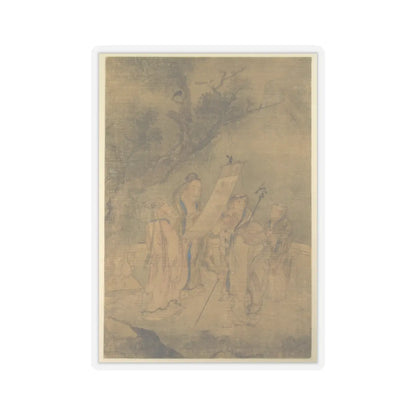 Unidentified artist - Examining the Hanging Picture - ca. 1650 - STICKER Vinyl Kiss-Cut Decal