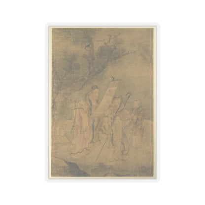 Unidentified artist - Examining the Hanging Picture - ca. 1650 - STICKER Vinyl Kiss-Cut Decal