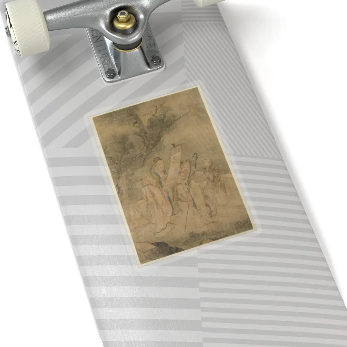 Unidentified artist - Examining the Hanging Picture - ca. 1650 - STICKER Vinyl Kiss-Cut Decal