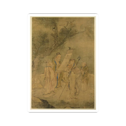 Unidentified artist - Examining the Hanging Picture - ca. 1650 - STICKER Vinyl Kiss-Cut Decal