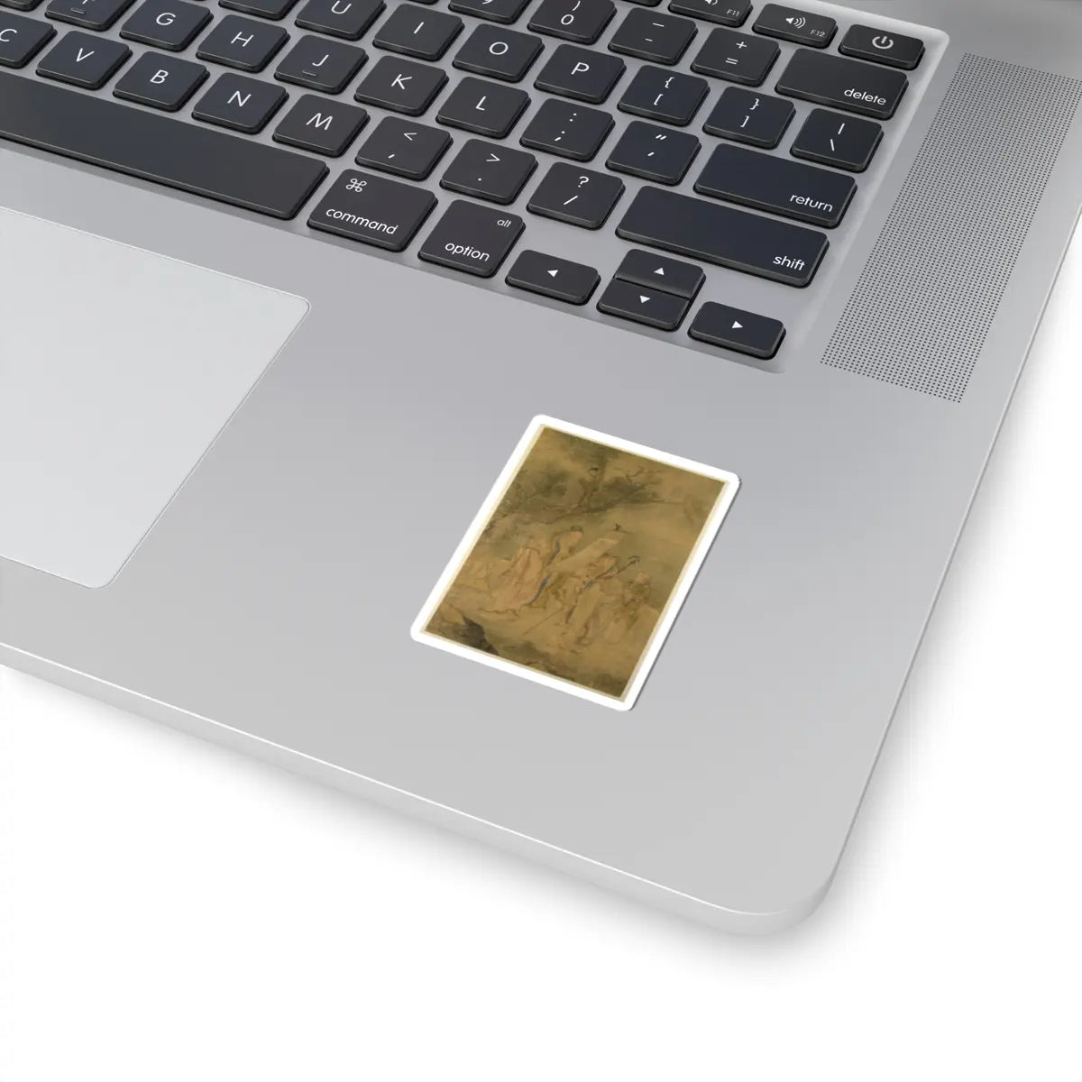 Unidentified artist - Examining the Hanging Picture - ca. 1650 - STICKER Vinyl Kiss-Cut Decal