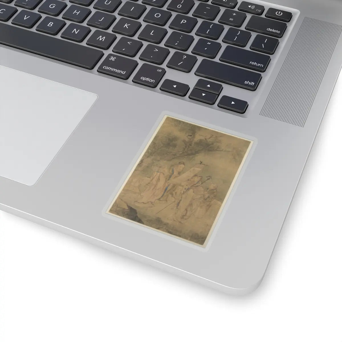Unidentified artist - Examining the Hanging Picture - ca. 1650 - STICKER Vinyl Kiss-Cut Decal