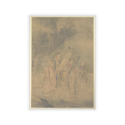 Unidentified artist - Examining the Hanging Picture - ca. 1650 - STICKER Vinyl Kiss-Cut Decal