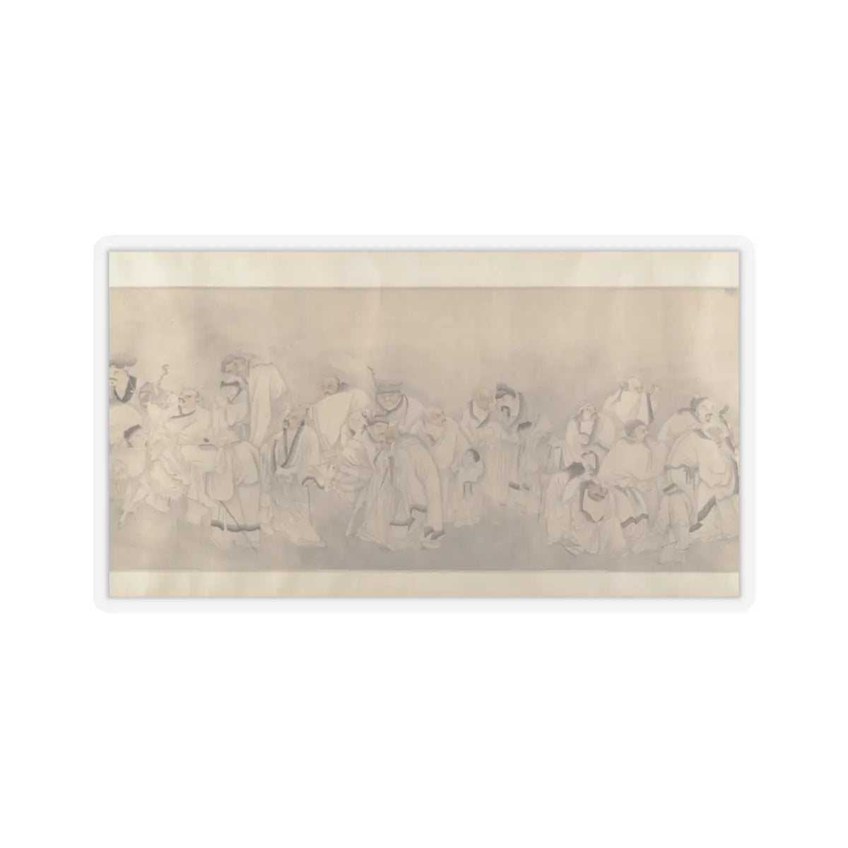 Unidentified artist - Family Visit - unknown v8 - STICKER Vinyl Kiss-Cut Decal