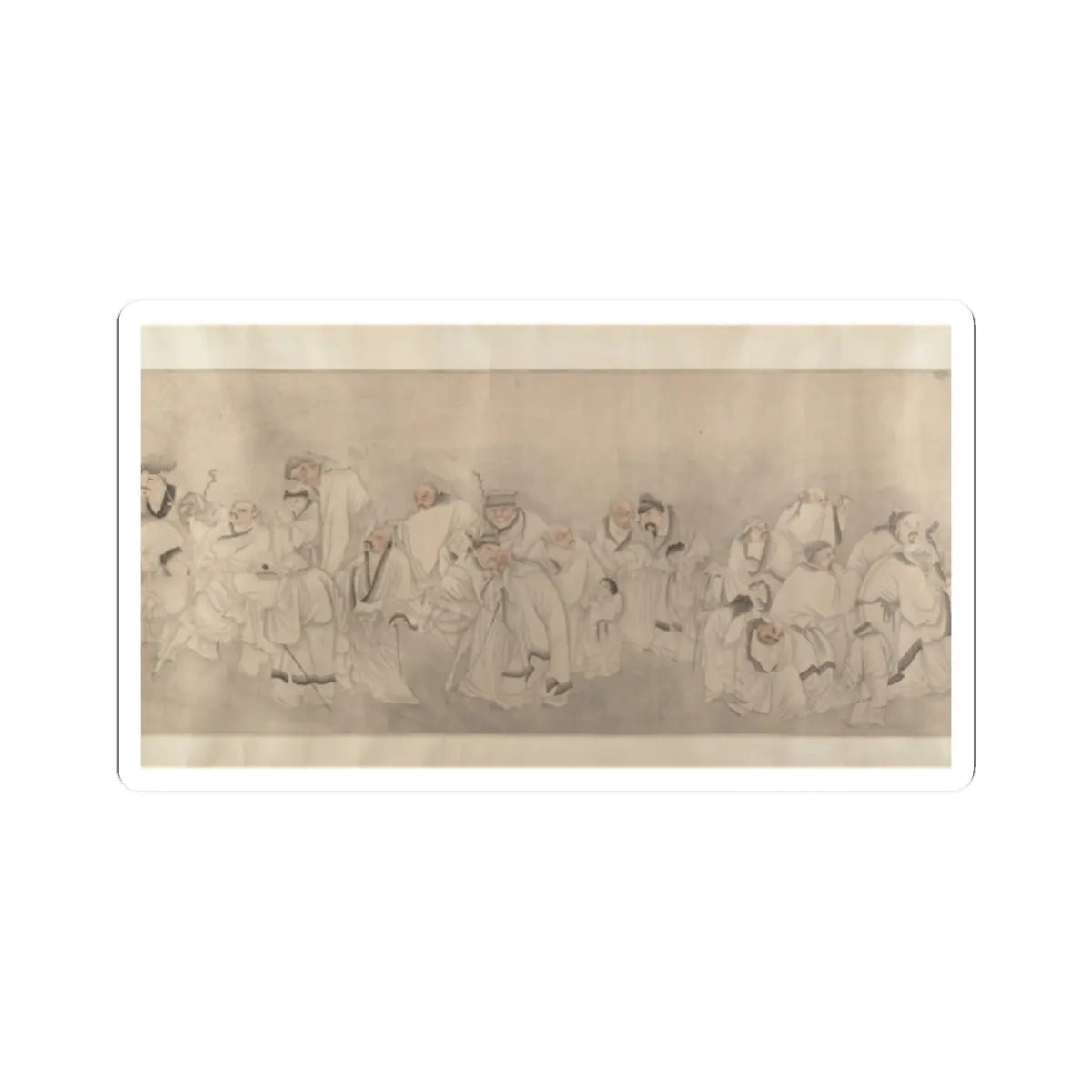 Unidentified artist - Family Visit - unknown v8 - STICKER Vinyl Kiss-Cut Decal