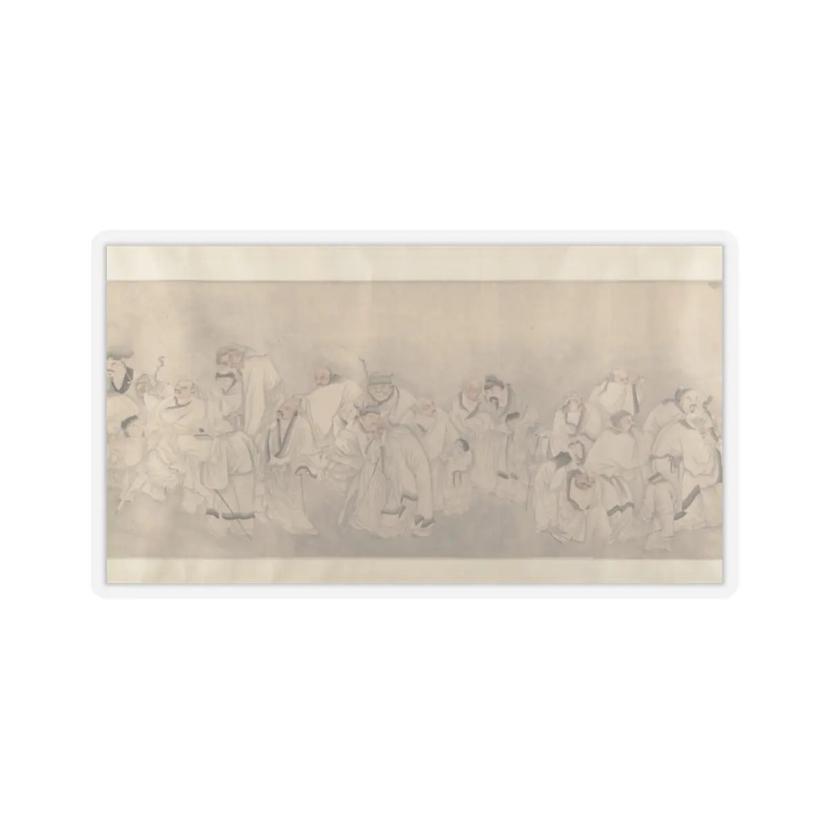 Unidentified artist - Family Visit - unknown v8 - STICKER Vinyl Kiss-Cut Decal