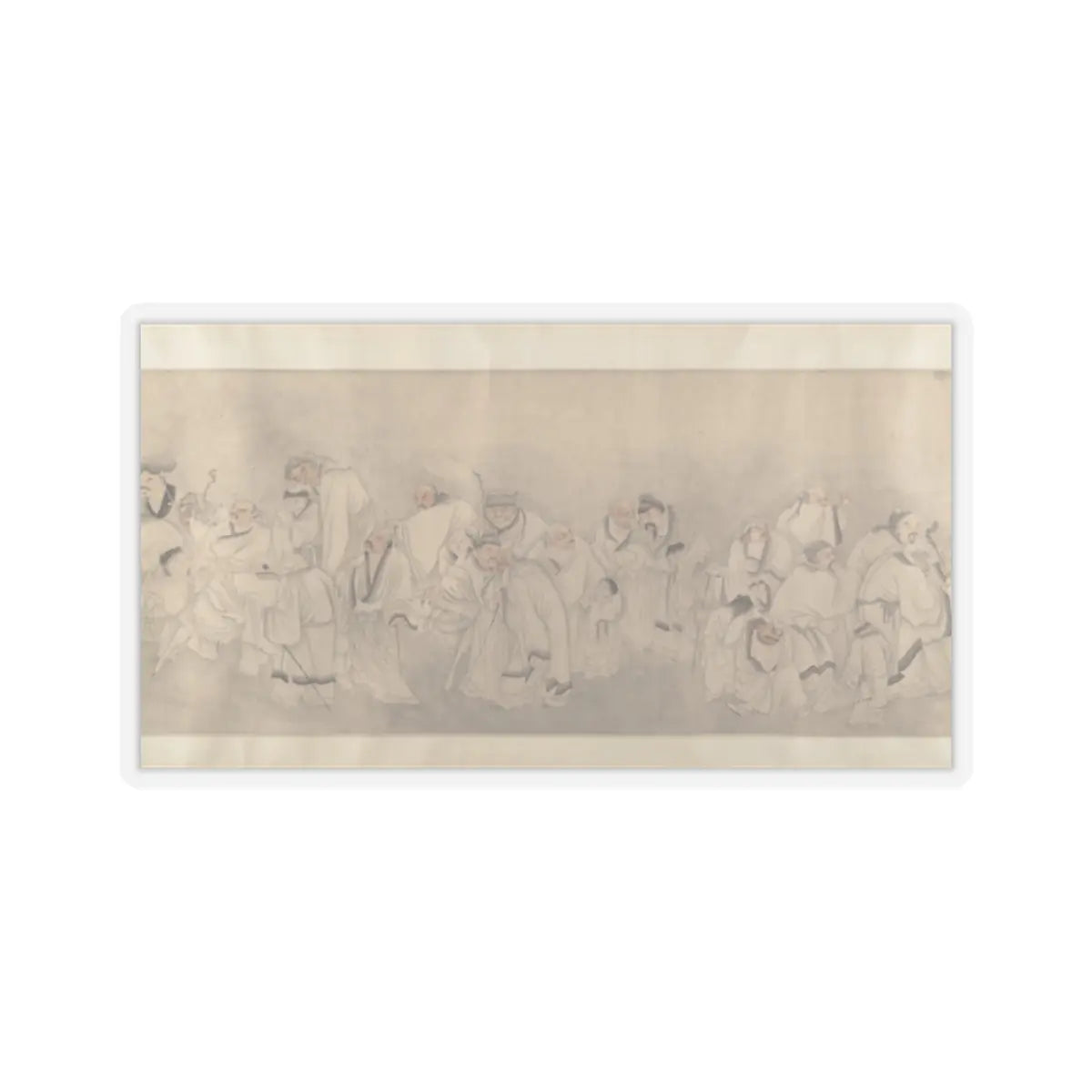 Unidentified artist - Family Visit - unknown v8 - STICKER Vinyl Kiss-Cut Decal