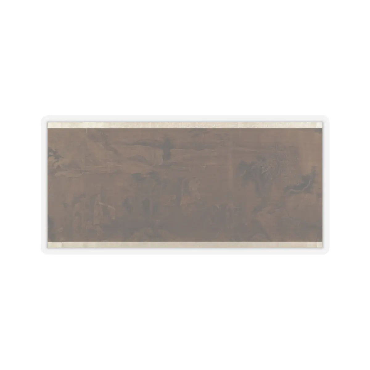 Unidentified artist - Fishing Scene - unknown v7 - STICKER Vinyl Kiss-Cut Decal