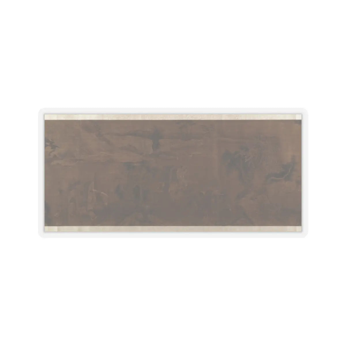 Unidentified artist - Fishing Scene - unknown v7 - STICKER Vinyl Kiss-Cut Decal