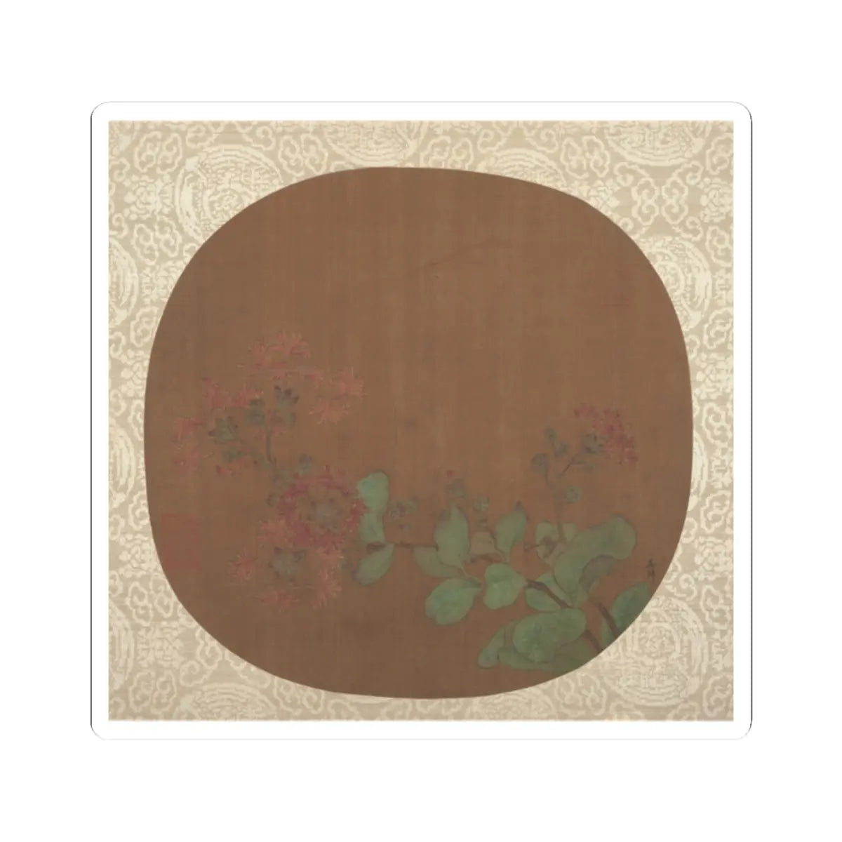 Unidentified artist - Flower Study - unknown - STICKER Vinyl Kiss-Cut Decal