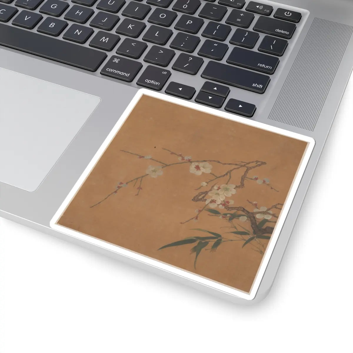 Unidentified artist - Flowering Plum and Bamboo - 17th century - STICKER Vinyl Kiss-Cut Decal