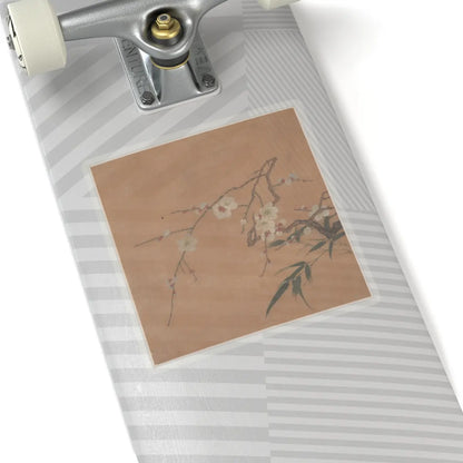 Unidentified artist - Flowering Plum and Bamboo - 17th century - STICKER Vinyl Kiss-Cut Decal