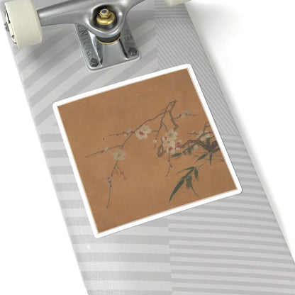 Unidentified artist - Flowering Plum and Bamboo - 17th century - STICKER Vinyl Kiss-Cut Decal