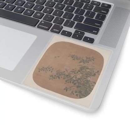 Unidentified artist - Flowers and Bees - 18th century - STICKER Vinyl Kiss-Cut Decal