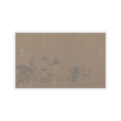 Unidentified artist - Flowers and Insects - unknown v1 - STICKER Vinyl Kiss-Cut Decal