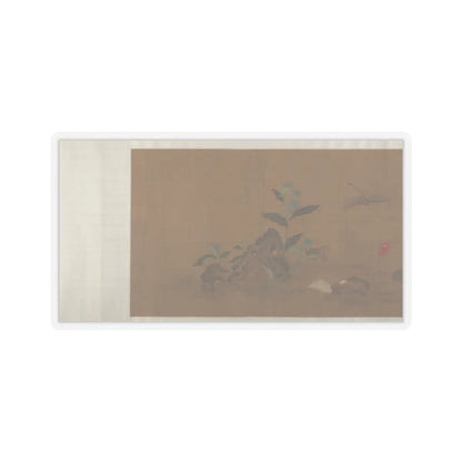 Unidentified artist - Flowers and Insects - unknown v10 - STICKER Vinyl Kiss-Cut Decal