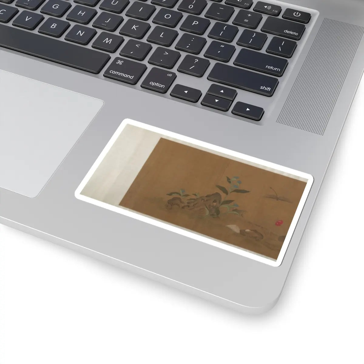 Unidentified artist - Flowers and Insects - unknown v10 - STICKER Vinyl Kiss-Cut Decal