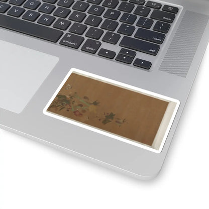 Unidentified artist - Flowers and Insects - unknown v7 - STICKER Vinyl Kiss-Cut Decal