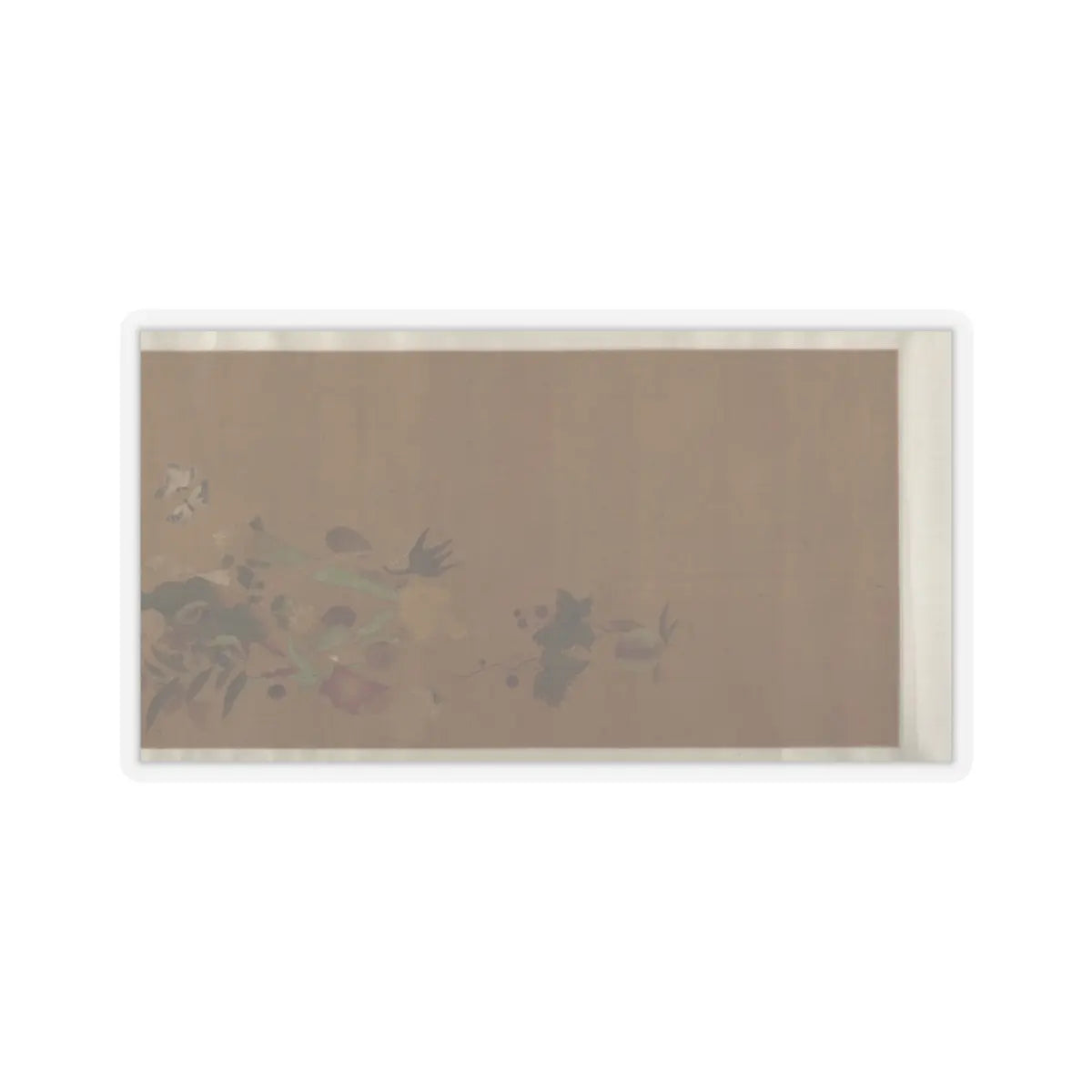 Unidentified artist - Flowers and Insects - unknown v7 - STICKER Vinyl Kiss-Cut Decal