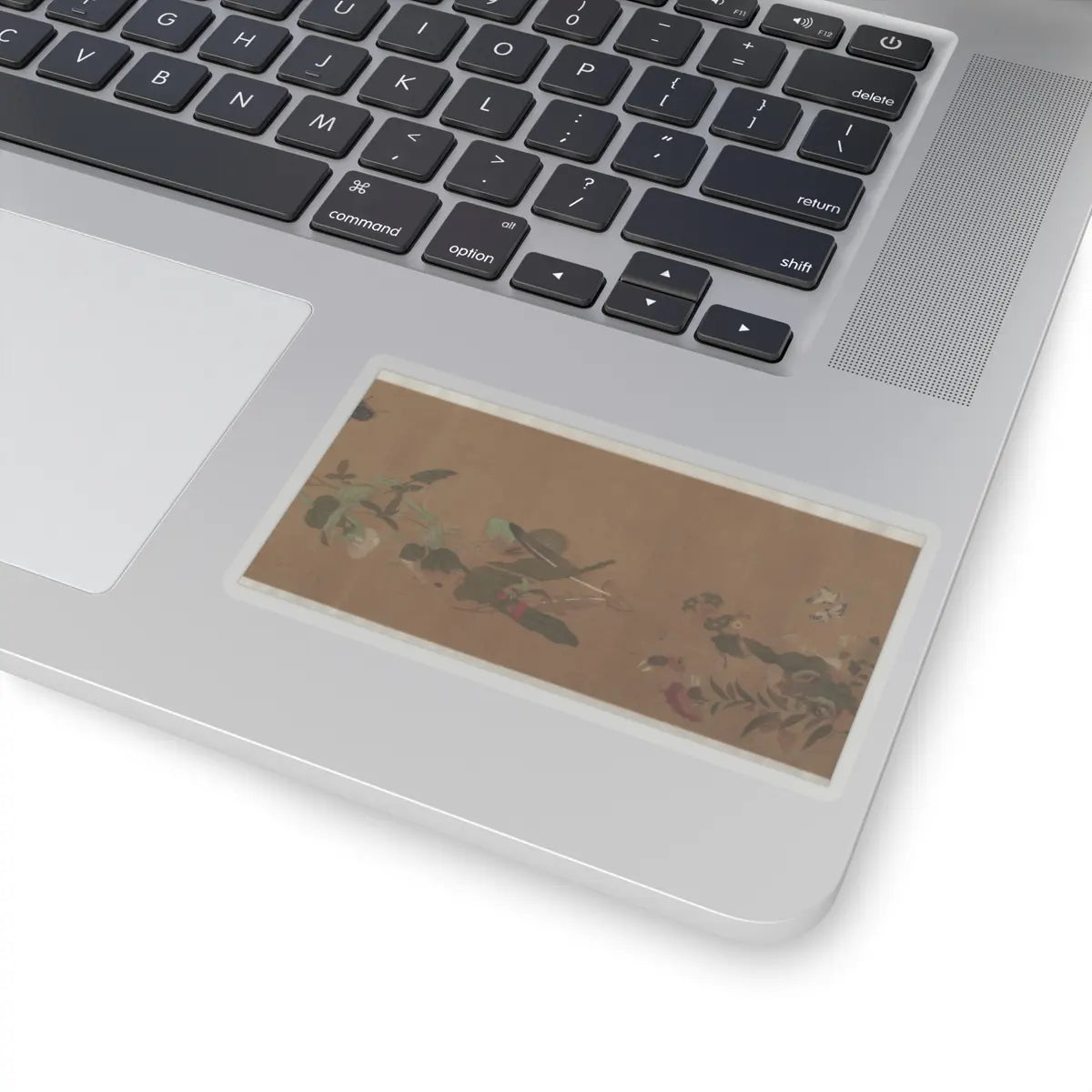 Unidentified artist - Flowers and Insects - unknown v8 - STICKER Vinyl Kiss-Cut Decal