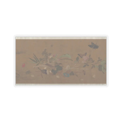Unidentified artist - Flowers and Insects - unknown v9 - STICKER Vinyl Kiss-Cut Decal