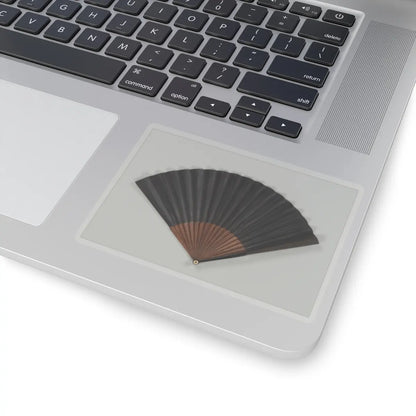 Unidentified artist - Folding fan - 19th century v2 - STICKER Vinyl Kiss-Cut Decal