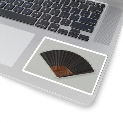Unidentified artist - Folding fan - 19th century v2 - STICKER Vinyl Kiss-Cut Decal