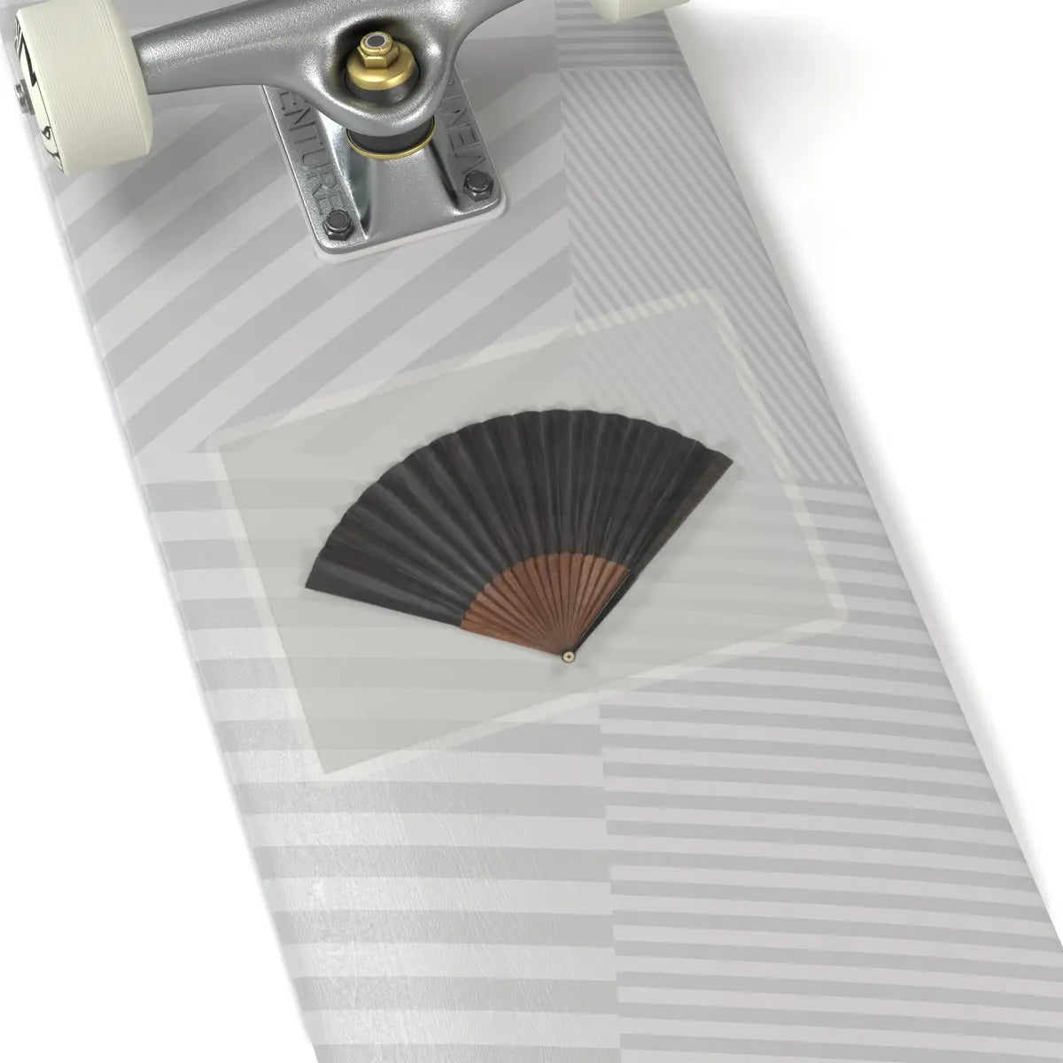 Unidentified artist - Folding fan - 19th century v2 - STICKER Vinyl Kiss-Cut Decal