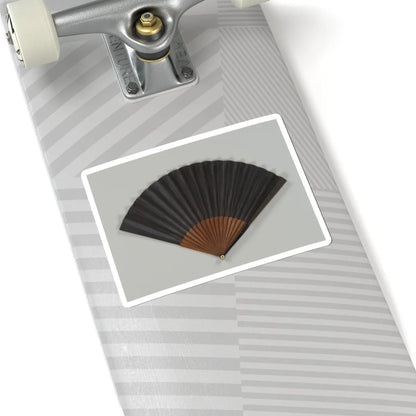 Unidentified artist - Folding fan - 19th century v2 - STICKER Vinyl Kiss-Cut Decal