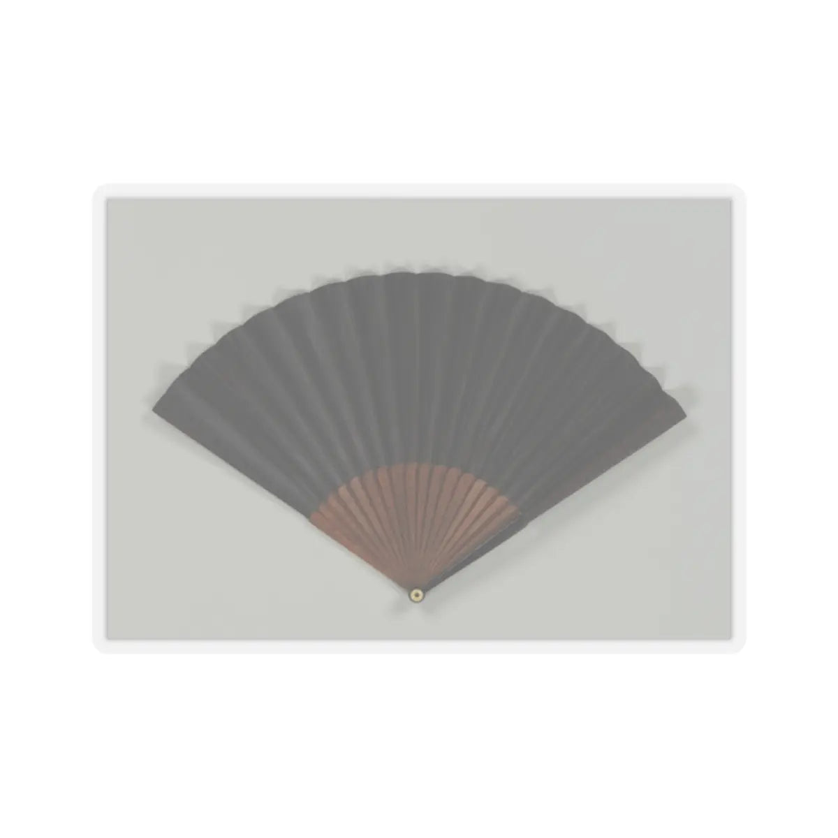 Unidentified artist - Folding fan - 19th century v2 - STICKER Vinyl Kiss-Cut Decal