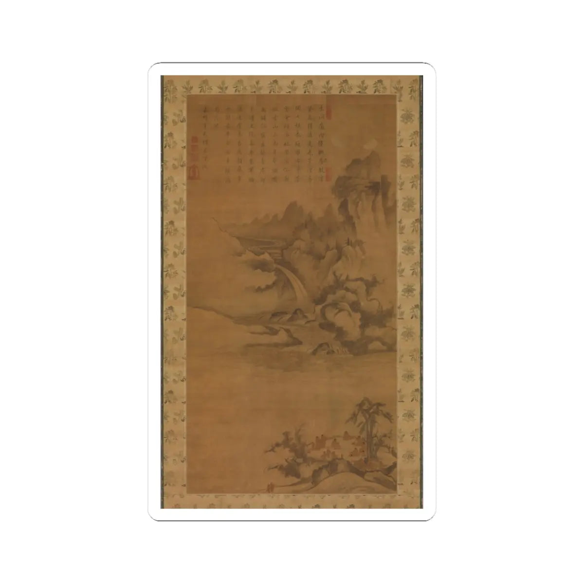 Unidentified artist - Gathering of government officials - ca. 1551 v1 - STICKER Vinyl Kiss-Cut Decal