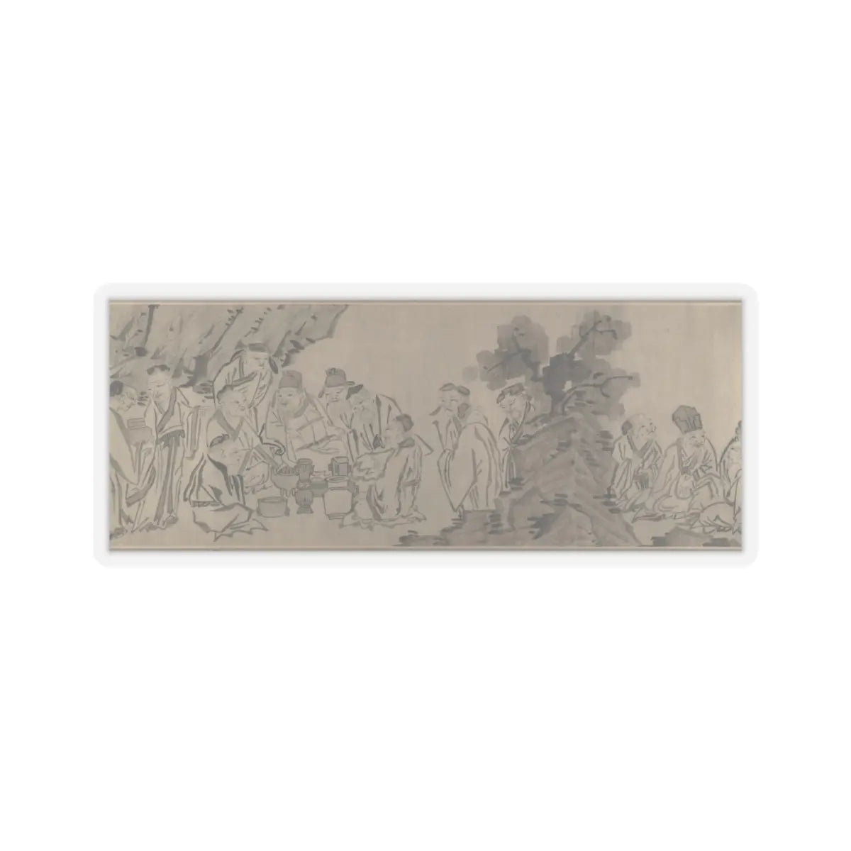 Unidentified artist - Gathering of Philosophers - unknown v10 - STICKER Vinyl Kiss-Cut Decal