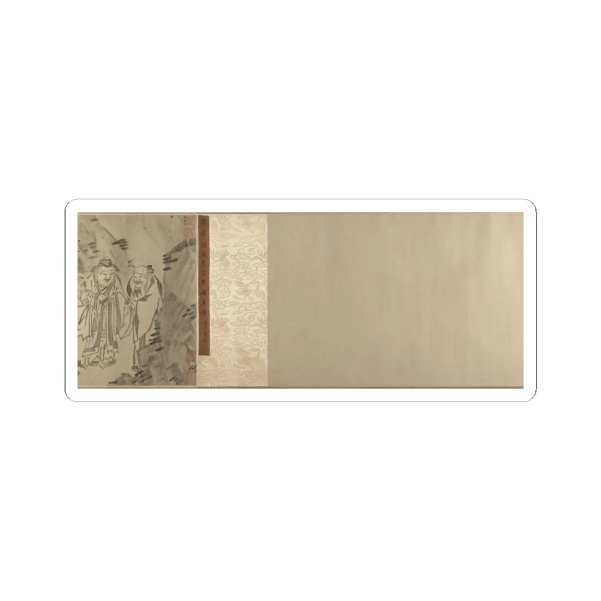 Unidentified artist - Gathering of Philosophers - unknown v5 - STICKER Vinyl Kiss-Cut Decal