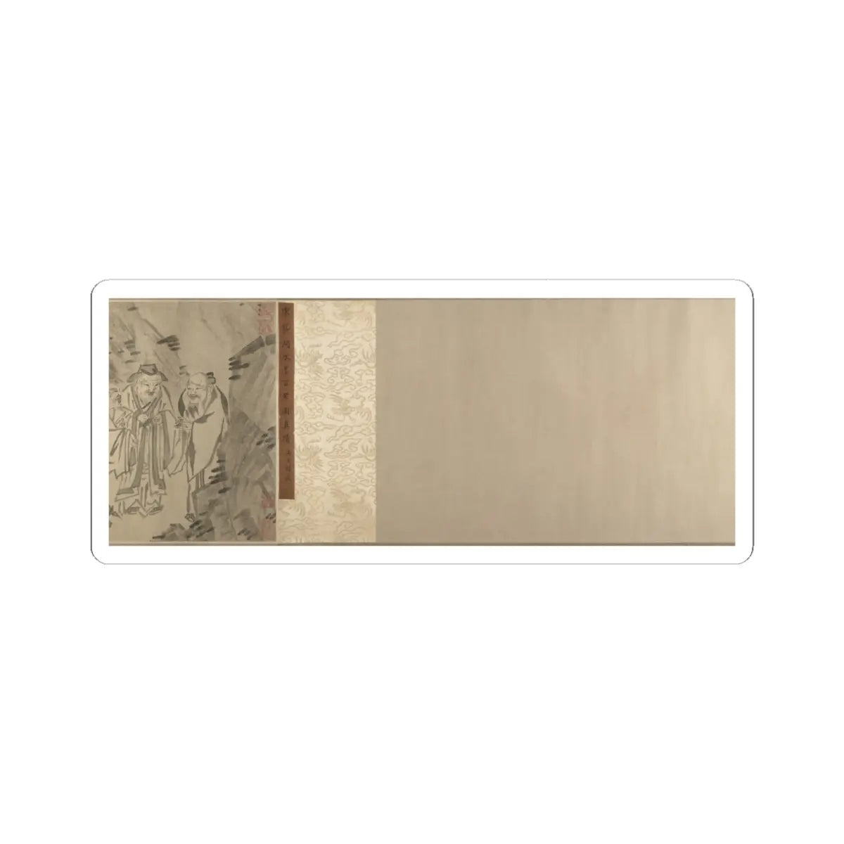 Unidentified artist - Gathering of Philosophers - unknown v5 - STICKER Vinyl Kiss-Cut Decal