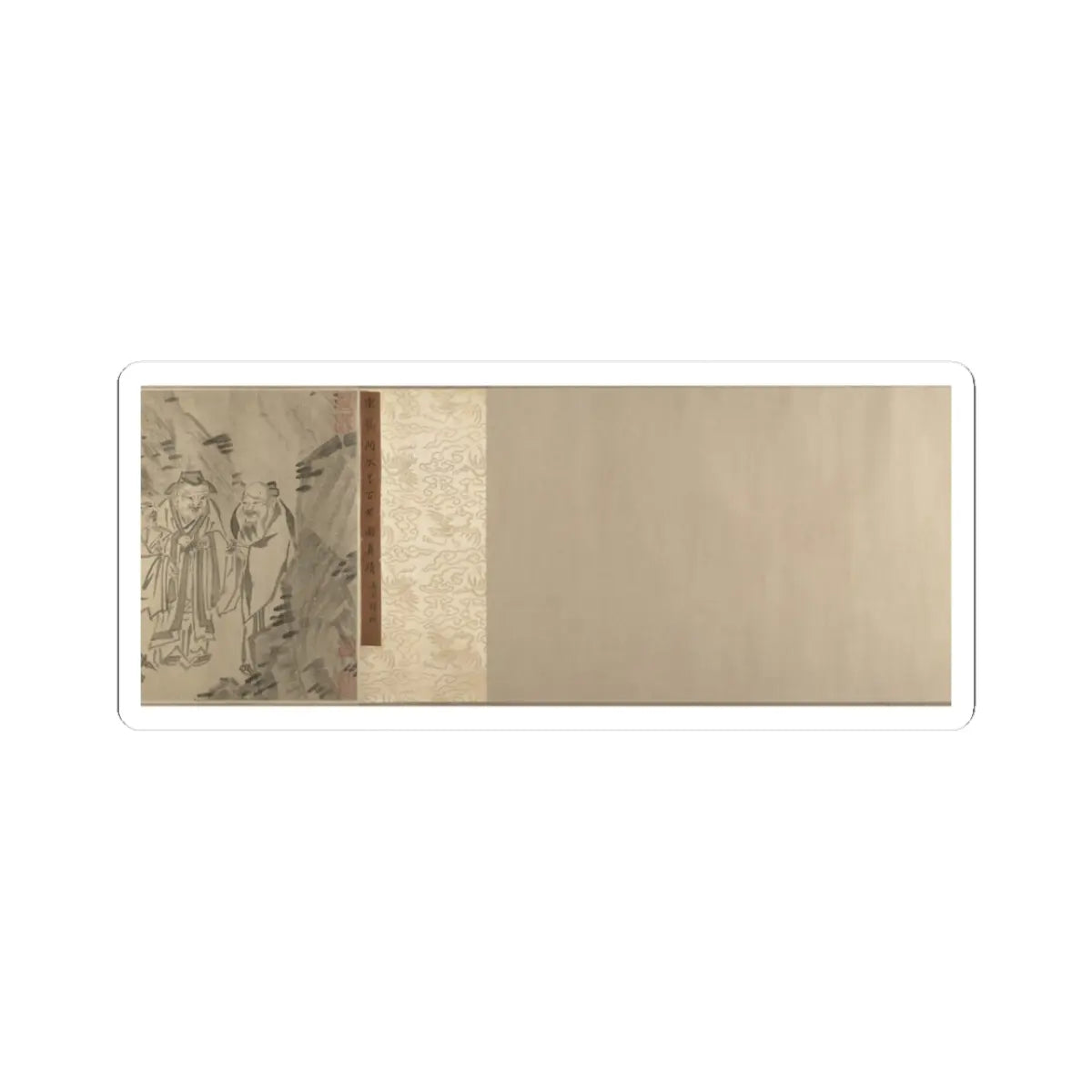 Unidentified artist - Gathering of Philosophers - unknown v5 - STICKER Vinyl Kiss-Cut Decal
