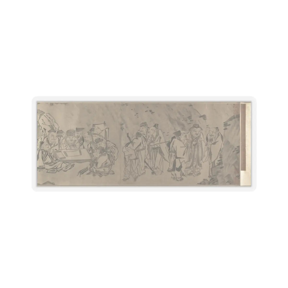Unidentified artist - Gathering of Philosophers - unknown v6 - STICKER Vinyl Kiss-Cut Decal