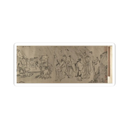 Unidentified artist - Gathering of Philosophers - unknown v6 - STICKER Vinyl Kiss-Cut Decal