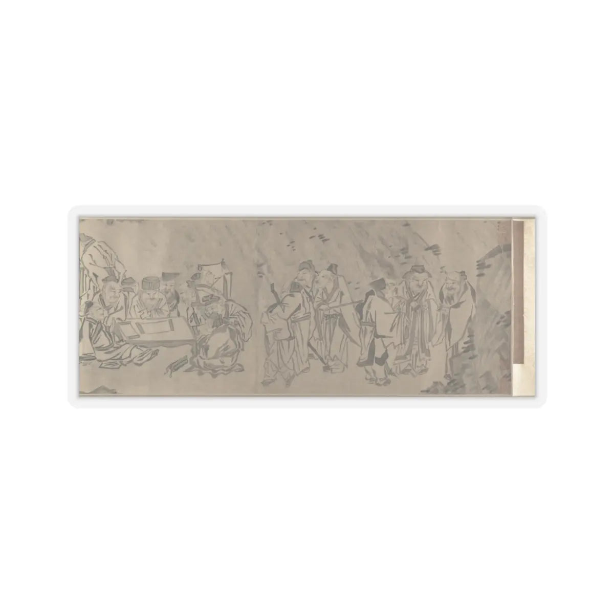 Unidentified artist - Gathering of Philosophers - unknown v6 - STICKER Vinyl Kiss-Cut Decal
